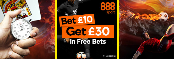 888 Sport: Bet £10 Get £30 + £10 Casino Bonus - Free Bets ...