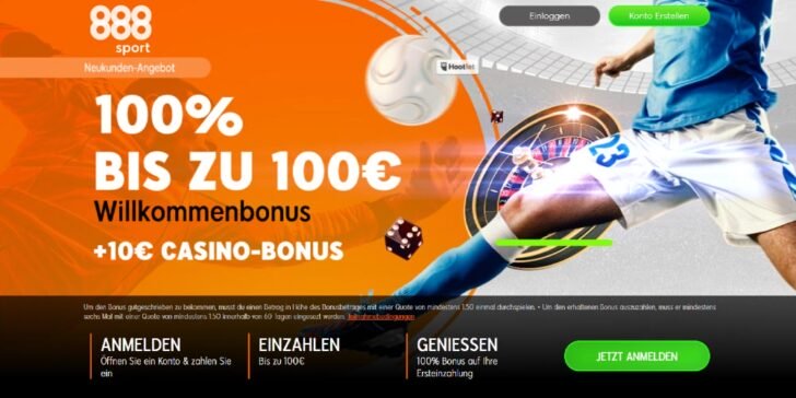 888sport Germany Welcome Offer: €100 for Betting, €10 for Casino ...