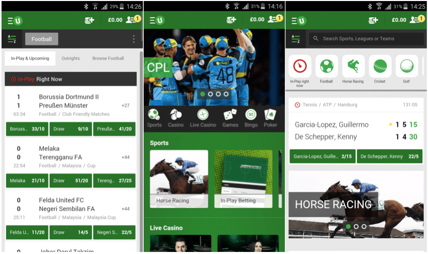 Unibet on android